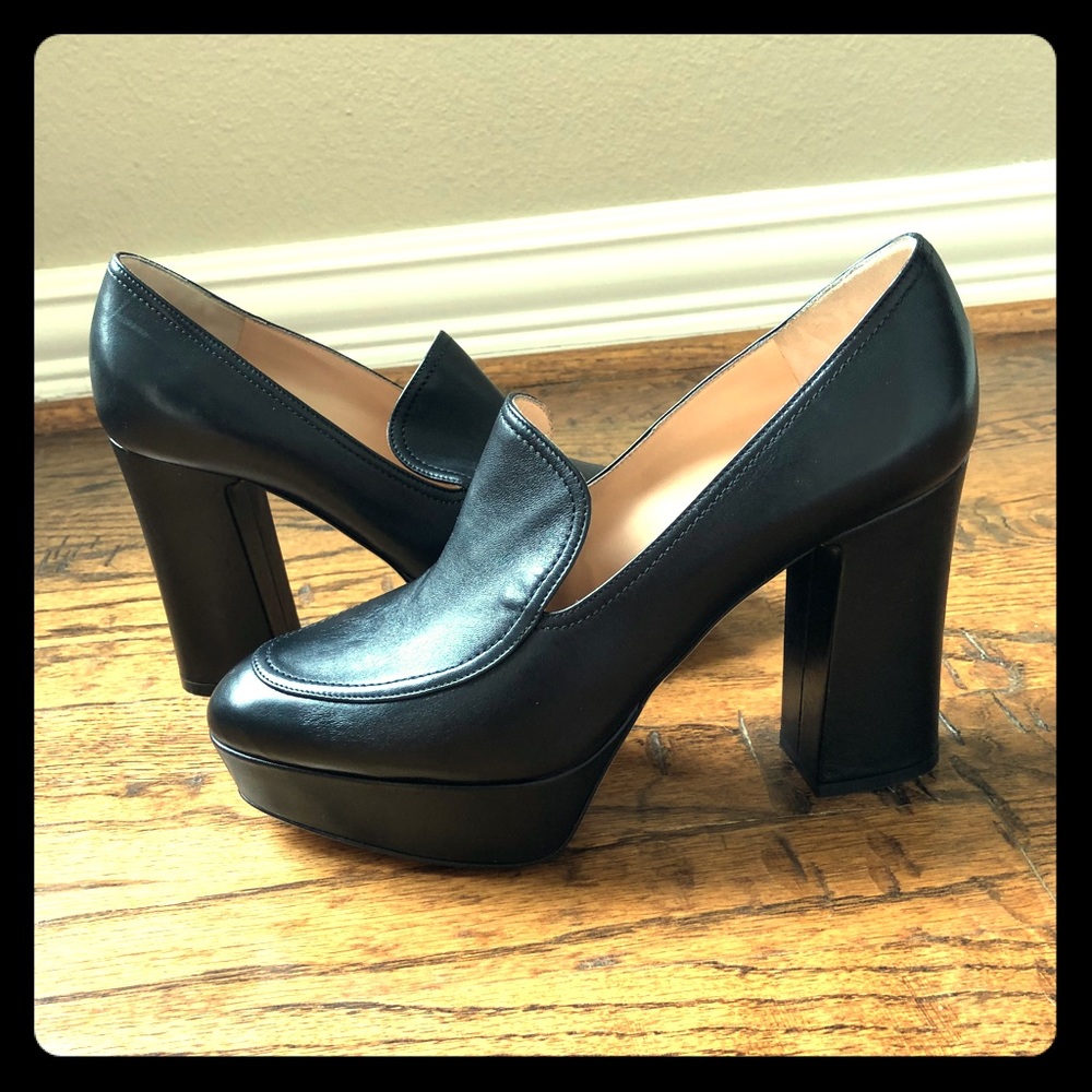 NIB Gianvito Rossi towering platform pumps